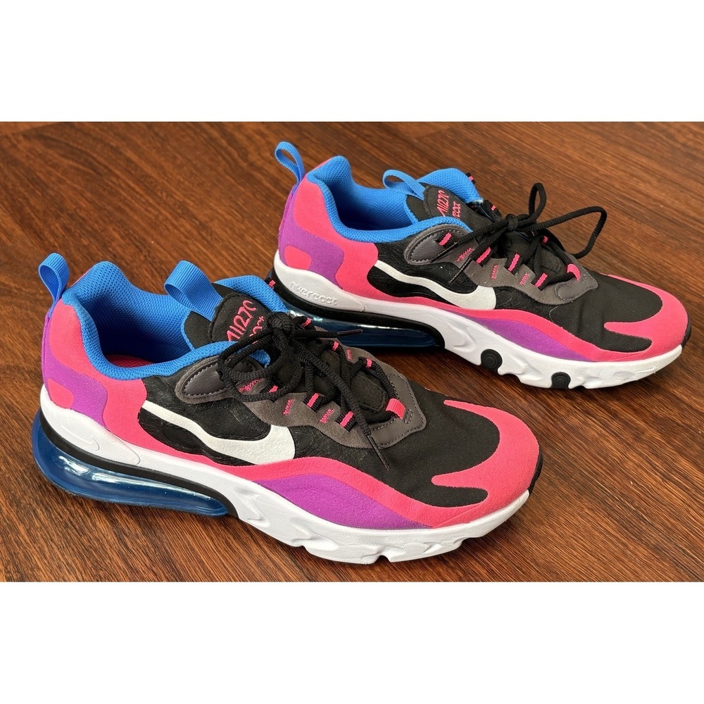 Nike Air Max 270 React Low Hyper Girls Pink‎ Size 7Y GS BQ0101 001
